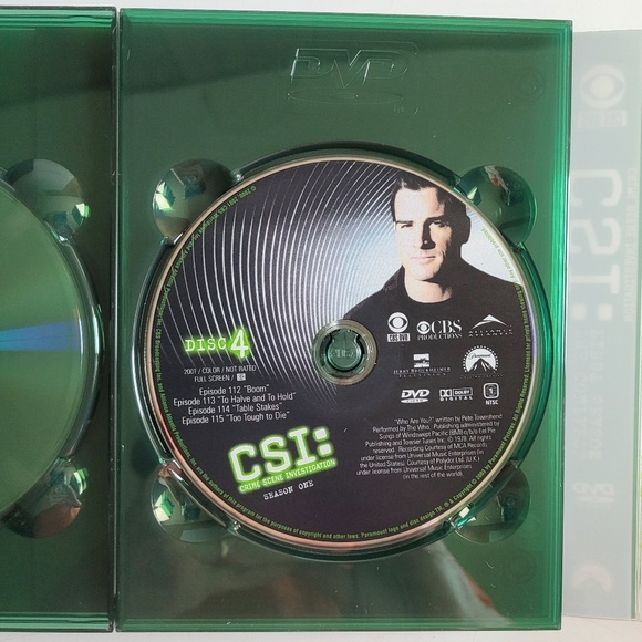 CSI:Crime Scene Investigation - The Complete First Season on DVD 2000-2001 - Picture 9 of 11